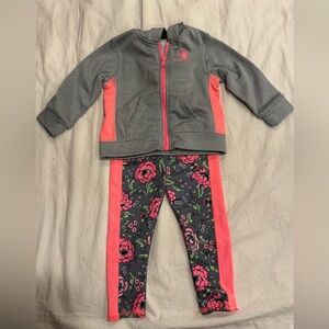 Body Glove Gray and Pink Kids Matching Set